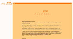 Desktop Screenshot of pro-vogue-jobs.de